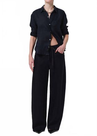 Citizens Of Humanity Brynn Drawstring Trouser In True Navy