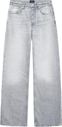 Anine Bing Wide Jeans - Dames - Loose Fit Jeans - Grijs - W29 - Katoen - Jeans