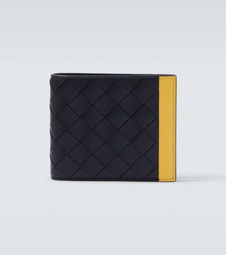 Bottega Veneta Portafoglio Intrecciato in pelle
