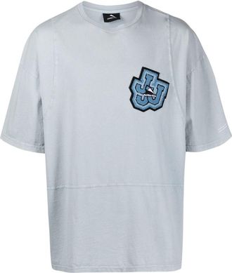 Mauna Kea logo-patch cotton T-Shirt - men - Cotton - S - Blue