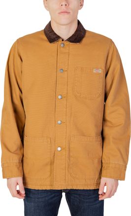 Dickies Mens Relaxed Fit Eisenhower Jacket Dk002673 - Tan Cotton - Size X-Small