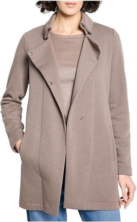 Nic+Zoe Petite About Town Jacket Womens Jacket Cocoa : PL, Cotton/Polyester