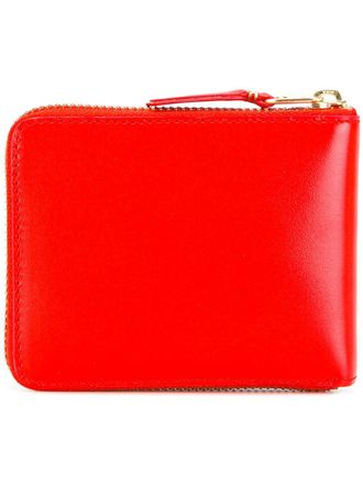 Comme Des Gar&ccedil;ons Portafoglio con zip - Rosso