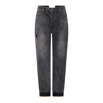 One Teaspoon Loose-fit Jeans, female, Gray, Size: W25 Bandits Low Waist Boyfriend Jeans