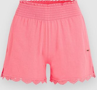 O'Neill Essentials Ava Smocked Shorts pink