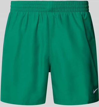 Nike Badeshorts mit Logo-Stitching und Eingrifftaschen in Gruen, Gr&ouml;&szlig;e XXL