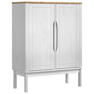 vidaXL Aparador Floro 70 X 30 X 70,5 Cm Madera De Pino Macizo Vidaxl