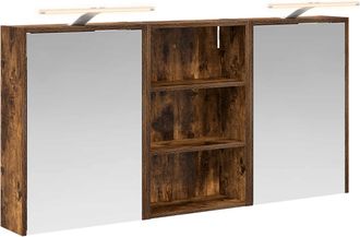 vidaXL Juego De Muebles De Ba&ntilde;o 3 Uds. 126 X 16 X 62.5 Cm Vidaxl