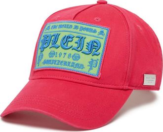 Philipp Plein Baseball Cap Gothic Plein Adjustable Strap Unisex in Fuxia at Nordstrom, Size 00