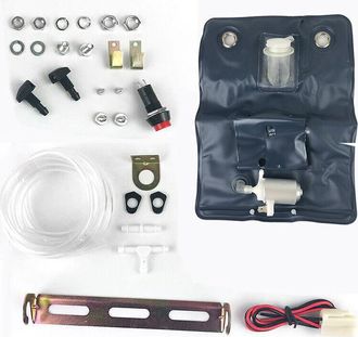 OEM [mai Usato]kit Pompa Per La Pulizia Del Parabrezza Dellauto, Adatto Per Pompe Lavavetri Da 12v, Include Sacca DAcqua Da 1 Litro 151286776374