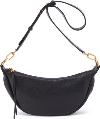 Hobo Knox Leather Crescent Crossbody Bag in Black at Nordstrom