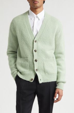 Tom Ford Alpaca Blend Cardigan in Iced Pistachio at Nordstrom, Size 48 Us