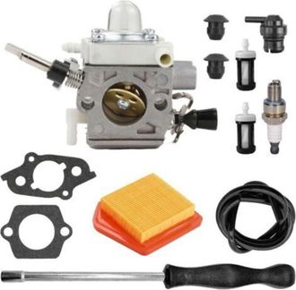 OEM Kit De Carburador 4147-120-0625 Para Fs240 Fs240c Fs240r Fs240rc Fs260c Fs260r Fs360c Fs410c Con Filtro De Aire 41471410300 Con Filtro De Aire Y Buj&iacute;a