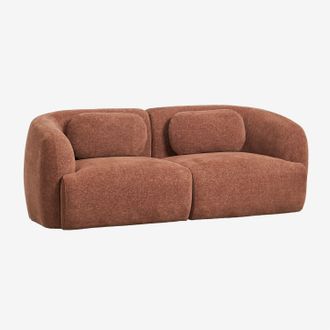 Sklum Sof&aacute; Modular De 2 Piezas En Chenilla Coquette Sklum