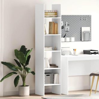vidaXL Estanter&iacute;a Librer&iacute;a Madera Contrachapada Blanco 40x35x180 Cm Vidaxl
