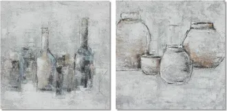 DKD Home Decor Tela DKD Home Decor Pino Tela 100 x 2,8 x 100 cm