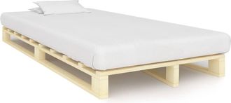 vidaXL Vidaxl - Estructura Cama Palets Sin Colch&oacute;n Madera Maciza Pino 120x200cm