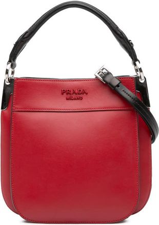Prada Pre-owned Prada Small City Calf Margit Satchel Y3XSKKXNB0D47SA8