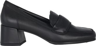 H&ouml;gl Zwarte Leren Damesschoenen - Dames - Pumps - Zwart - 36 EU - Schoenen
