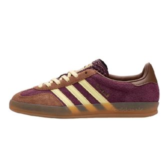 adidas Gazelle Indoor Maroon Almost Yellow - Heren - Skateschoenen - Veelkleurig - 44 2/3 EU - Su&egrave;de - Fitness