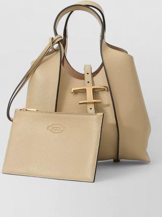 Tod's t timeless mini leather bucket bag