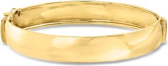 Ross-Simons Italian 14kt Yellow Gold Bangle Bracelet With Box Clasp