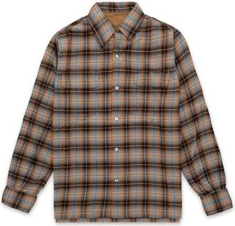 Fortela Baker Bowling Shirt in Check5 at Nordstrom, Size Medium