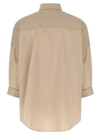 Brunello Cucinelli Womens Beige Cotton Blouse
