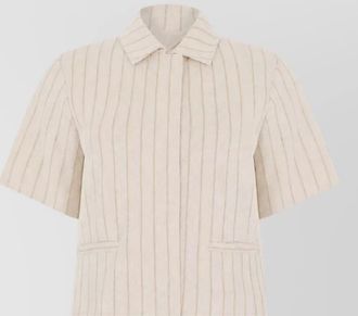 Max Mara cotton short-sleeve shirt