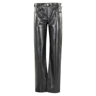 A Gold E Trousers With 5 Pockets - female - Agolde - Wide Trousers - Black - W28 - Trousers