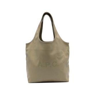 A.P.C. A. p.c. Logo-print Leather Tote Bag