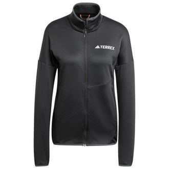 ADIDAS TERREX XPR Light Fleece Fleecejacke f&uuml;r Damen | schwarz/grau