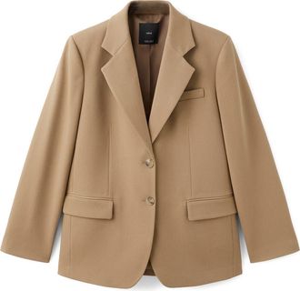 Mango Osaka Blazer in Medium Brown at Nordstrom, Size Xx-Small