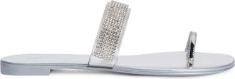 Giuseppe Zanotti Erwan sandals - women - PVC - 35.5 - Silver