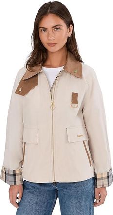 Barbour Icons Spey Showerproof Jacket Womens Jacket Jasmine/Dress : 14, Cotton/Polyamide