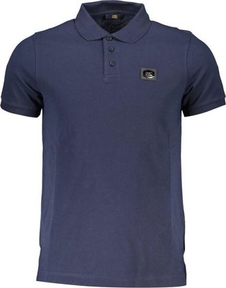 Cavalli Blauw Polo Shirt Mannen - Heren - Polos - Blauw - M - Tops