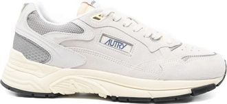 Autry Hyperway Silver Panelled Sneakers