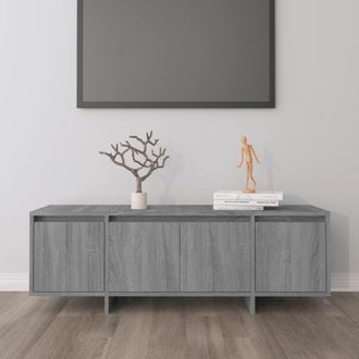 vidaXL Vidaxl - Mueble De Tv Madera Contrachapada Gris Sonoma 120x30x40,5 Cm