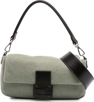 Fendi Pre-owned Fendi Cashmere Baguette Satchel Ladies 8BR600 ALME 229 0501