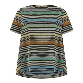 Missoni Lam&eacute; Stripes T-Shirt - female - Missoni - T-Shirts - Multicolor - 2XS - Tops