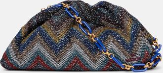 Missoni Borsa a spalla a zig-zag Medium con perline