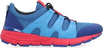 Volta Suede Low-Top Sneakers met Vibram Sole - Heren - Sneakers - Blauw - 42 EU - Leer - Schoenen