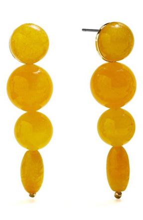 BaubleBar Fatima Drop Earrings in Yellow at Nordstrom