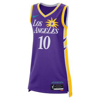 Nike Los Angeles Sparks Explorer Edition Nike Womens Dri-FIT WNBA Victory Jersey in Purple | DJ4571-508