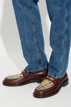 Burberry Leather Shoes Type loafers, Mens, Brown