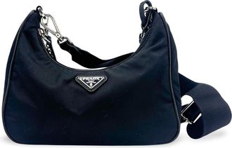 Prada Re-Edition 2005 Re-Nylon Shoulder Bag Black