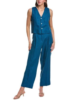 Lemlem Adowa Shell Linen Tank Top