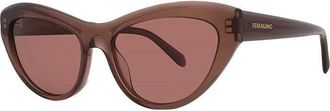 Ferragamo SF1103S 232 Transparent Brown/Brown
