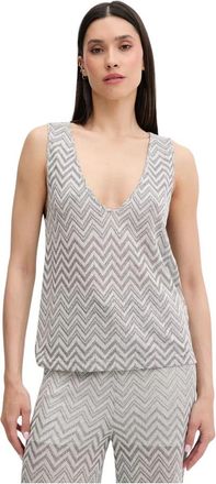 Liu Jo Strandtop - Dames - Tops zonder mouwen - Grijs - M - Tops