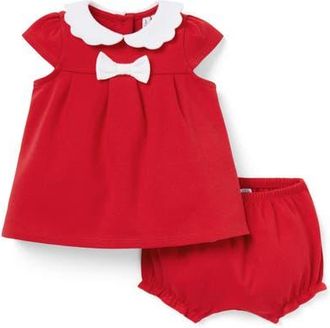 Janie and Jack Baby Scalloped Collar Ponte Matching Set in Red at Nordstrom, Size 12-18M